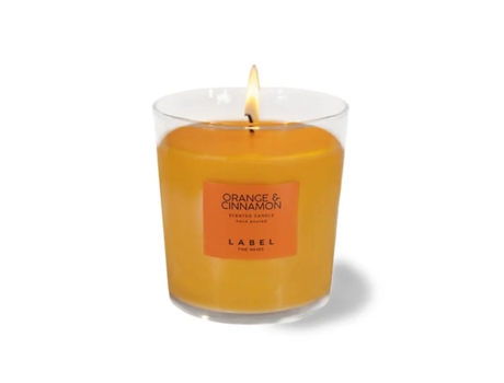 Vela Perfumada LABEL Naranja Canela 220 g