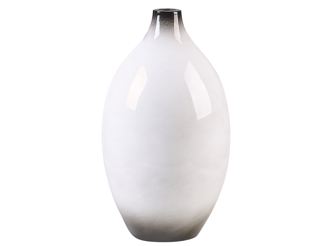 Jarra Decorativa Baeza Cerâmica 36 Cm Branco