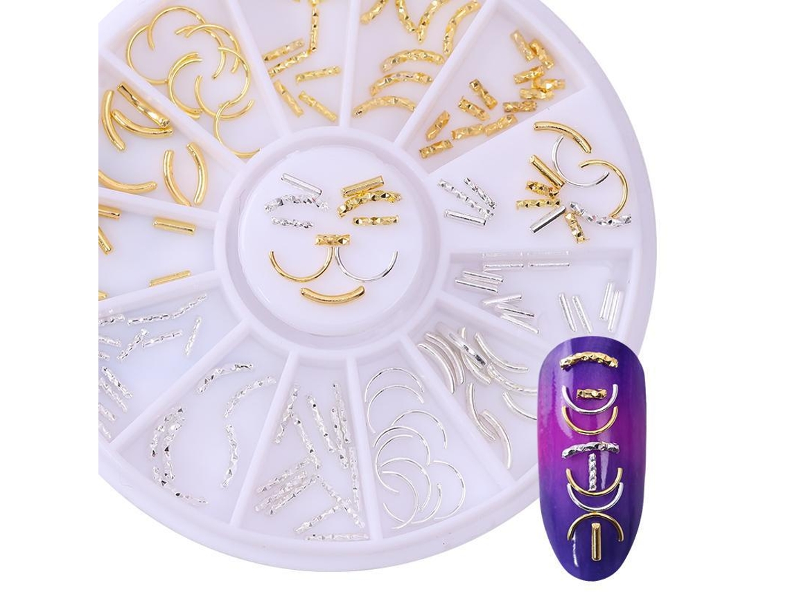 Accesorios para uñas decoradas con diamantes de imitación, cristales y apliques de diamantes de imitación. MDUG
