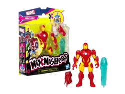 Mixmashers Iron Man - Muñeca personalizable de 12 cm para mezclar y combinar con accesorios, Marvel, a partir de 4 años