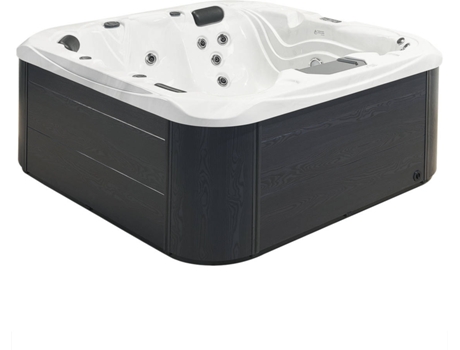 Spa Jacuzzi Exterior BELIANI Lastarria (Blanco - Acrilico - 200x200x88 cm)