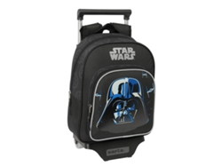 Mochila escolar con ruedas Star Wars Rebellion (poliéster 300D negro)