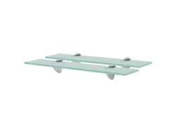 Estantes flotantes de cristal (2 unidades, 50 x 10 cm, 8 mm, DKD), decoración del hogar
