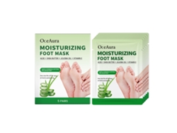 Mascarilla nutritiva e hidratante de aloe vera para pies.