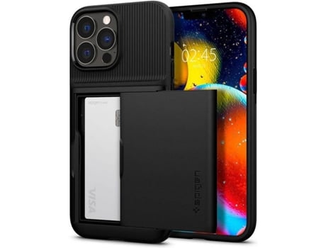 Carcasa Apple SPIGEN iPhone 13 Pro Max Magnética Negro
