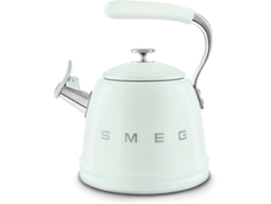 Hervidor de Acero con silbato SMEG WKF01PG Verde (2.3 L)