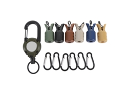 Danu26-protector De Anzuelo Para Jig De Calamar Resistente Con Hebilla Retráctil Color Verde Ejército Para Mar Lago Río