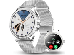 Reloj inteligente con función de teléfono, rastreador de actividad física Diamond, pantalla HD de 1,28 pulgadas, IP68, Bestvite