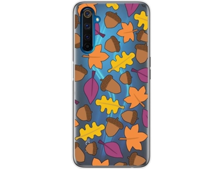 Carcasa Realme 6 Pro TUMUNDOSMARTPHONE Dibujos Transparente Multicolor