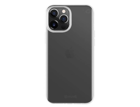 Funda Recycletek Soft para iPhone 12 Pro Max MUVIT Plástico Transparente
