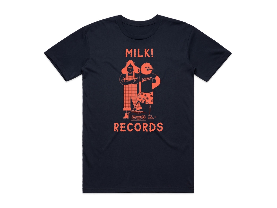 Courtney Barnett Milk Records Navy T-shirt Rockinstone Unisex Adults Best Sellers Size:xl