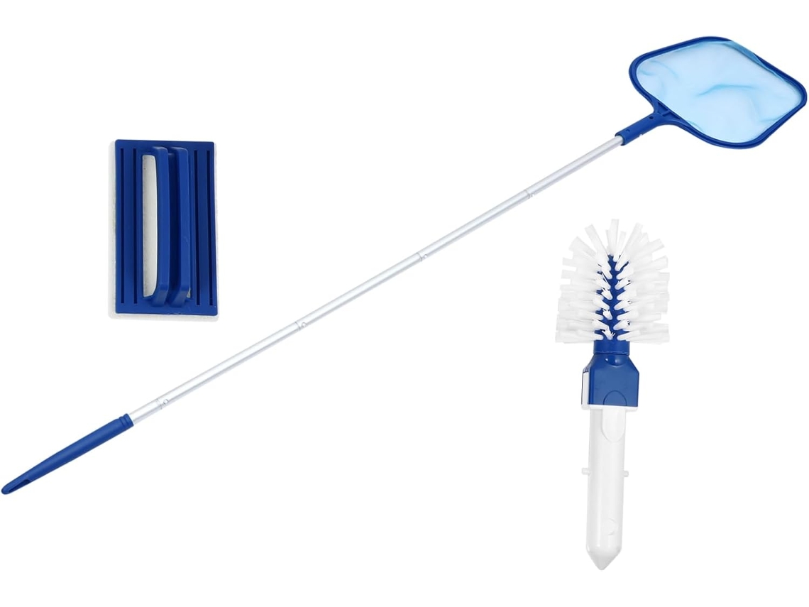 Kit De Limpieza Skimmer Para Cepillo Piscina Mantenimiento Alberca