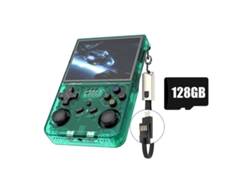 Consola De Juegos Portátil Retro R36xx De 128 Gb Con Más De 30 000 Juegos Y Pantalla De 3,5 Pulgadas.