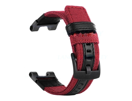 Correa de nailon liberación rápida con hebilla 22mm para Huami Amazfit T-Rex/T-Rex Pro/Ares - tinto
