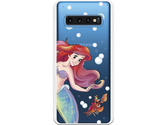Carcasa Samsung Galaxy S10 DISNEY Ariel y Sebastián Multicolor