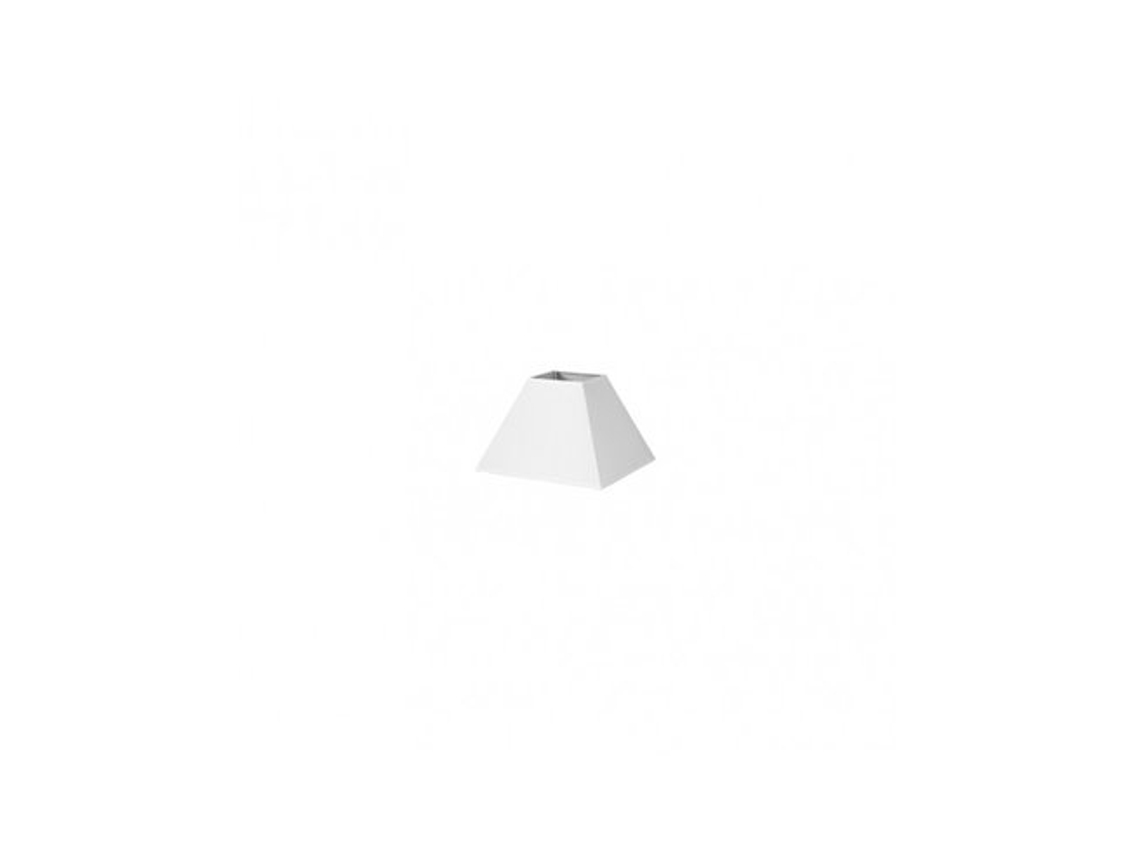 Pantalla Piramide Mezzo E27 Blanco 15dx8dx11h Tejido Popelin