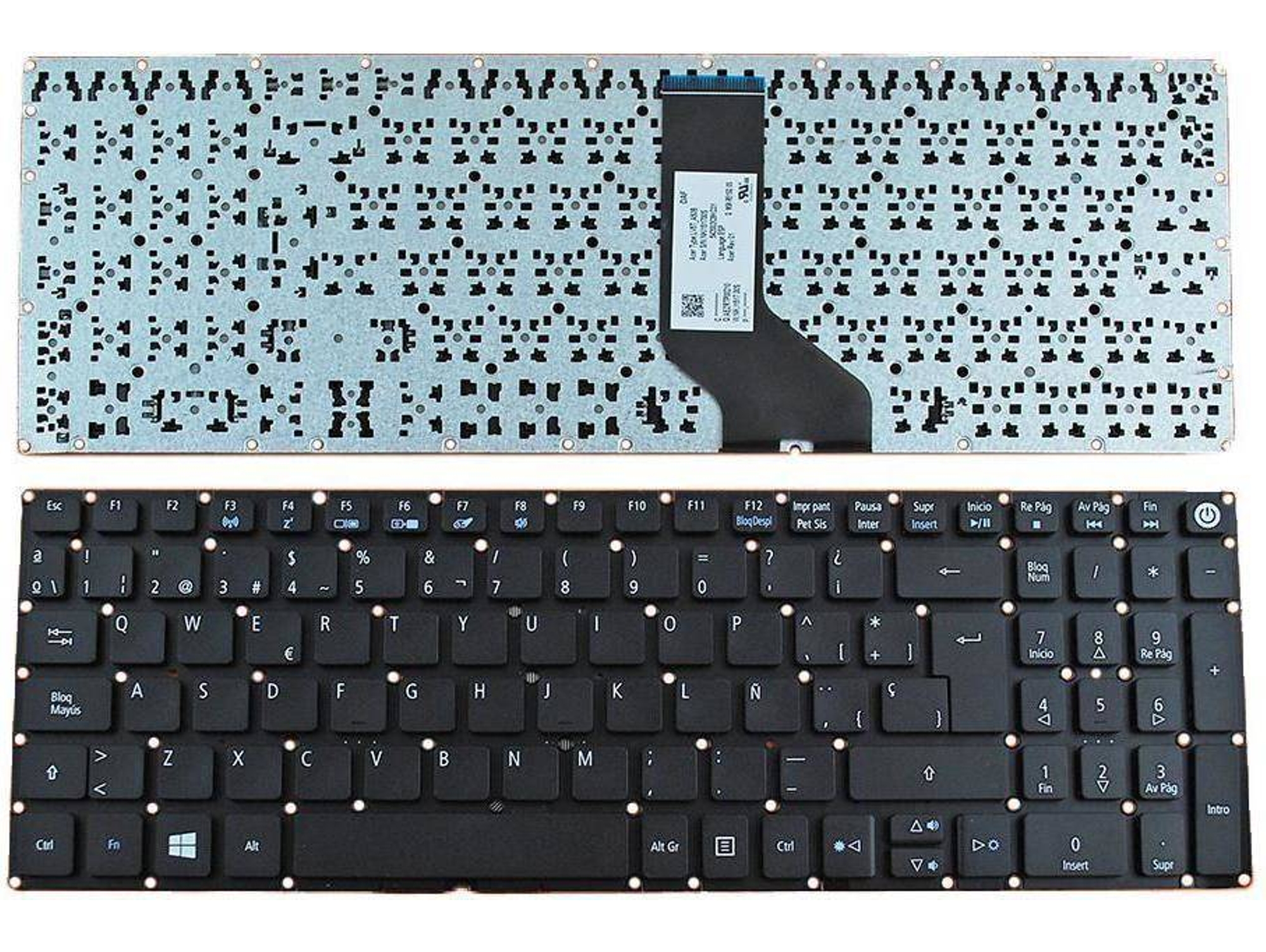 Teclado para Portátil Acer Aspire E5-552 E5-552G E5-573 E5-573G E5-573T E5-573Tg