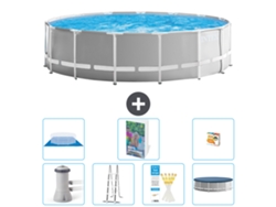 Intex Piscina Prism Frame Redonda - 457x122 Cm - 8-peças S568