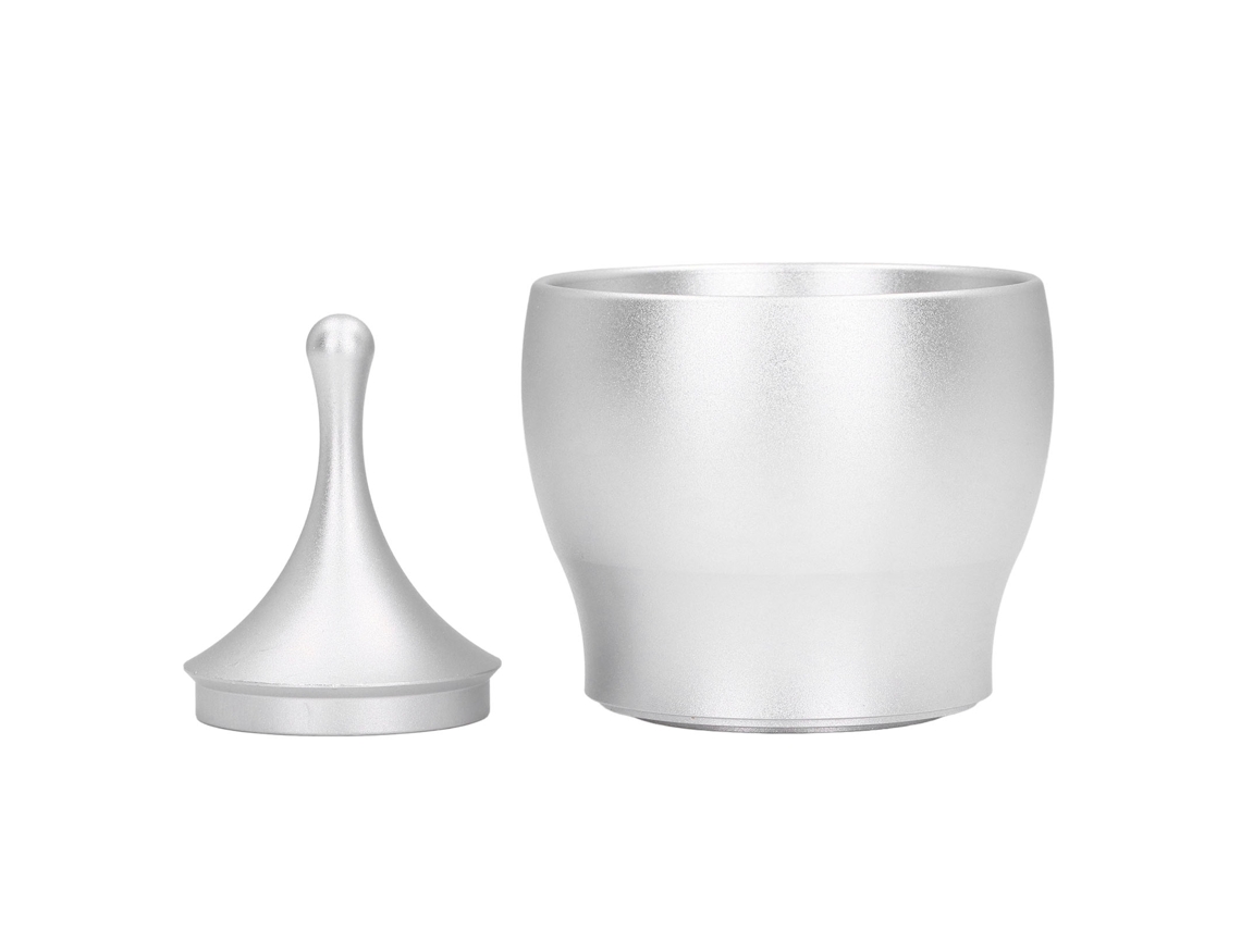 Vaso de aluminio para café molido, recipiente anticongelante, cocina, plateado, otros