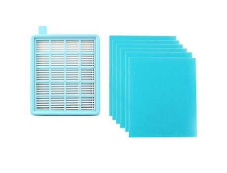 7 pçs/lote filtros de malha hepa para aspirador de pó philips