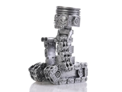 1 Uds. YUYSAN creativo resina pequeño adorno cadena calavera