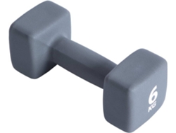 Pure2Improve Mancuerna de neopreno gris 6 kg