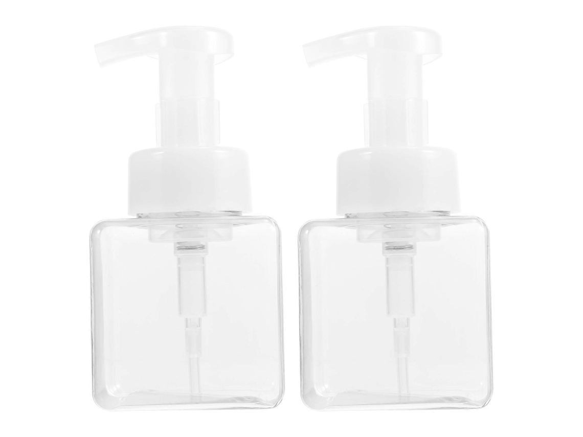 2 Unidades De Frascos De Plástico Para Higienización De Maquillaje, Recipientes Cuadrados Y Lindos Frascos De Almacenamiento Webake