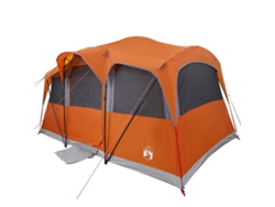 Tienda de campaña familiar naranja y naranja 435 x 255 x 216 cm