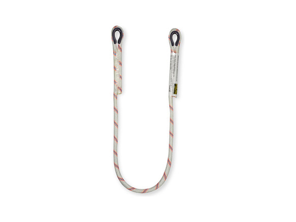 Cuerda Seguridad 1,5 M Ø12 Mm Con 2 Gazas Laterales STEELPRO
