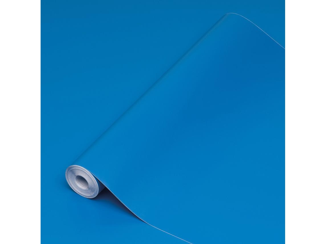 Papel Autoadhesivo D-C-FIX Liso Brillante P033162 (Azul - 45 x 1500 cm)