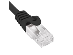 PHASAK Cable de Red Cat.6 UTP Solido CCA Cat.6 UTP Negro 5M