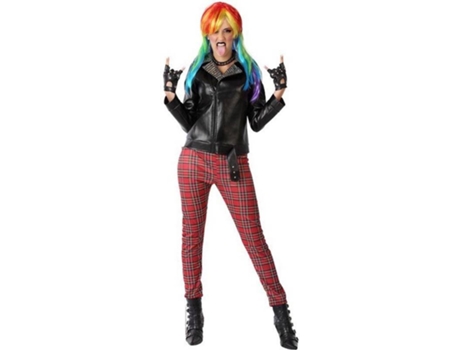 Disfraz de Mujer ATOSA punky Rojo y negro (Tam: XL)