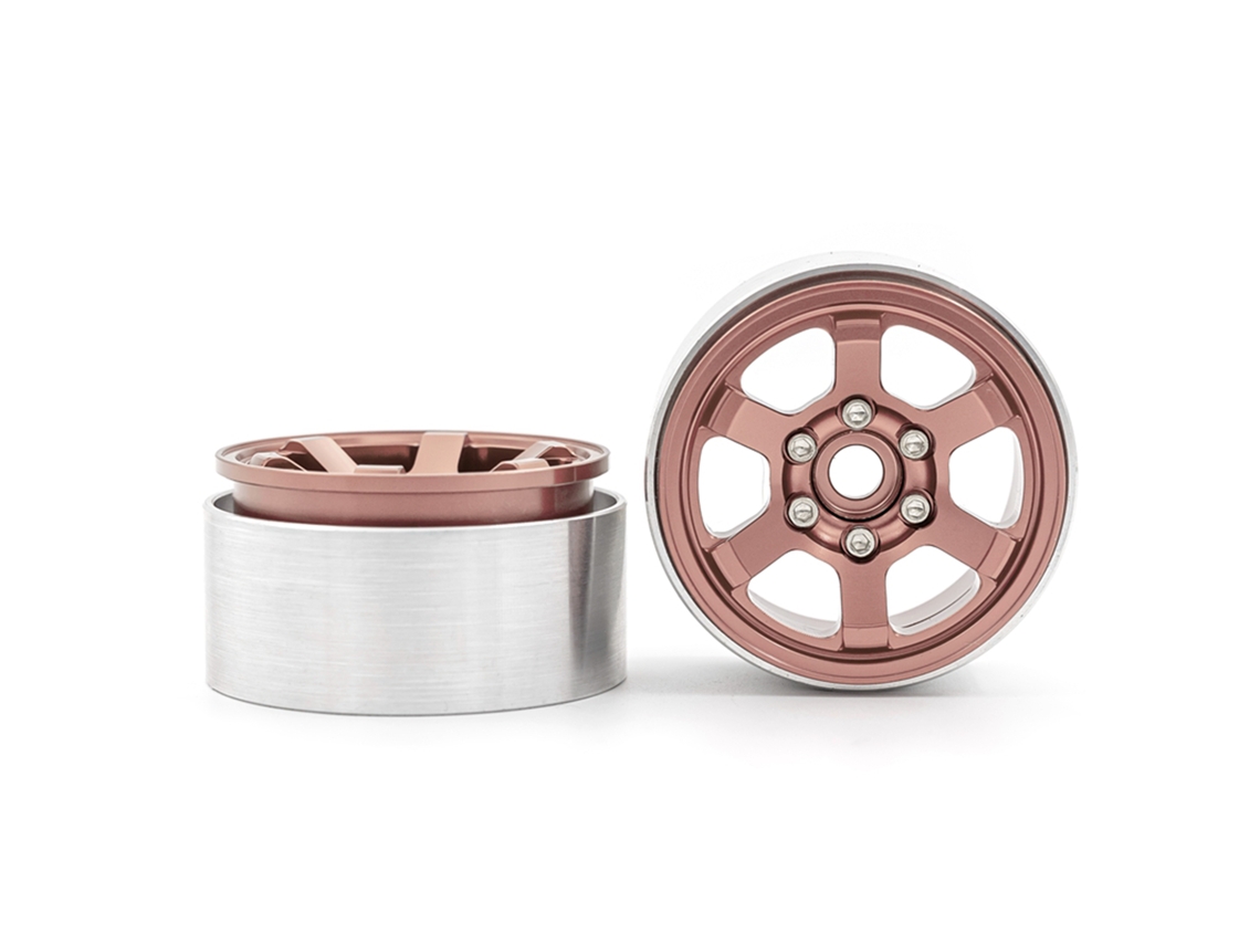 Juego De 4 Llantas Beadlock De Aleación De Aluminio De 1,9 Pulgadas Para Coches Rc 1/10 Trx4 Axial Scx10