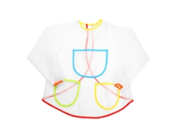 Delantal Impermeable Con Mangas Para Niño, Mono Para Pintar