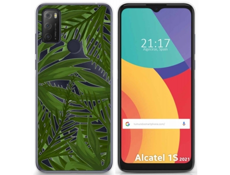 Carcasa Alcatel 1S 2021 / 3L 2021 TUMUNDOSMARTPHONE Dibujos Transparente Multicolor