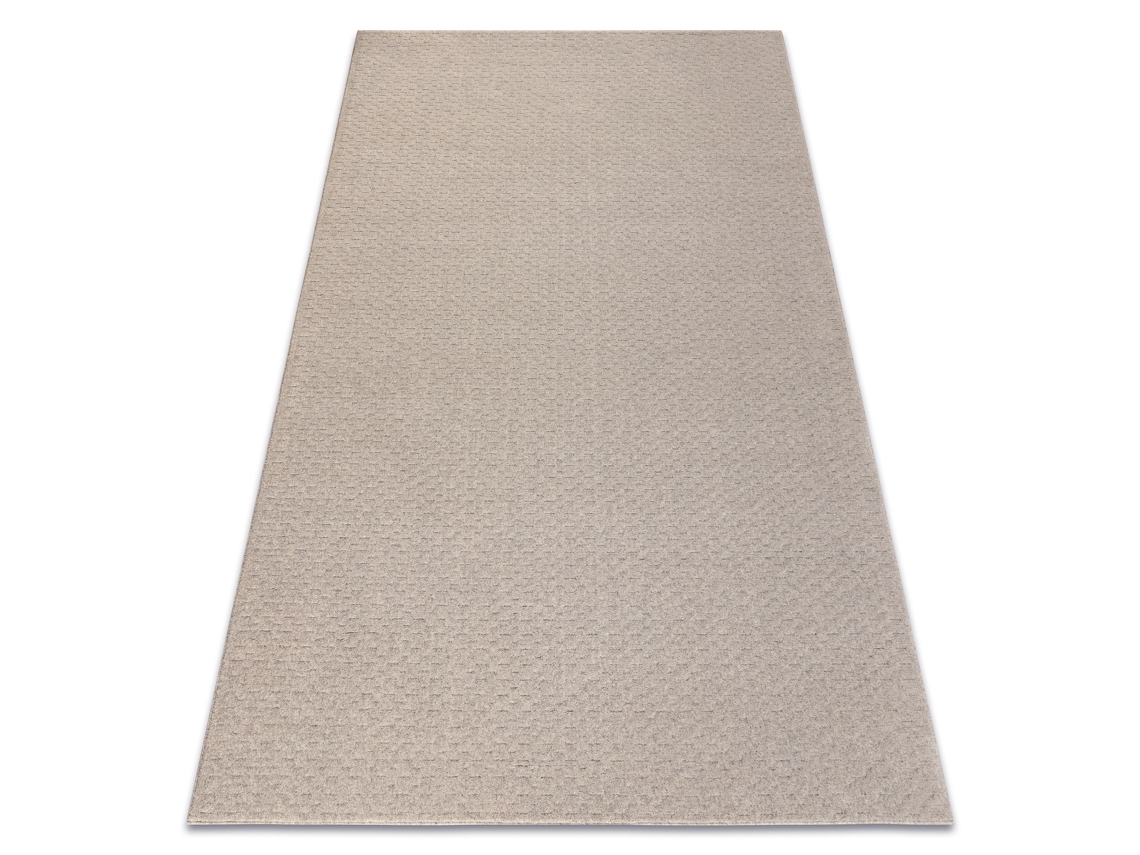 Alfombra De Lana Textura 488.07.la110 Osta - Patrón De Tejido Estructural Gris / Beige