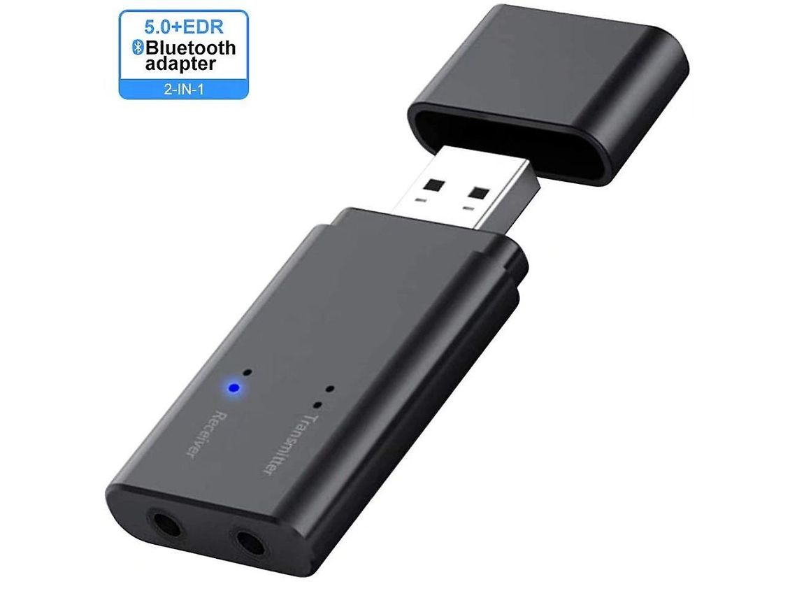 Adaptador USB Bluetooth 5.0 Transmisor Receptor 2 en 1 Receptor Bluetooth Dongle USB Rosewell