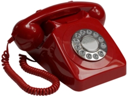 Teléfono GPO RETRO 746 Con Cable Rojo