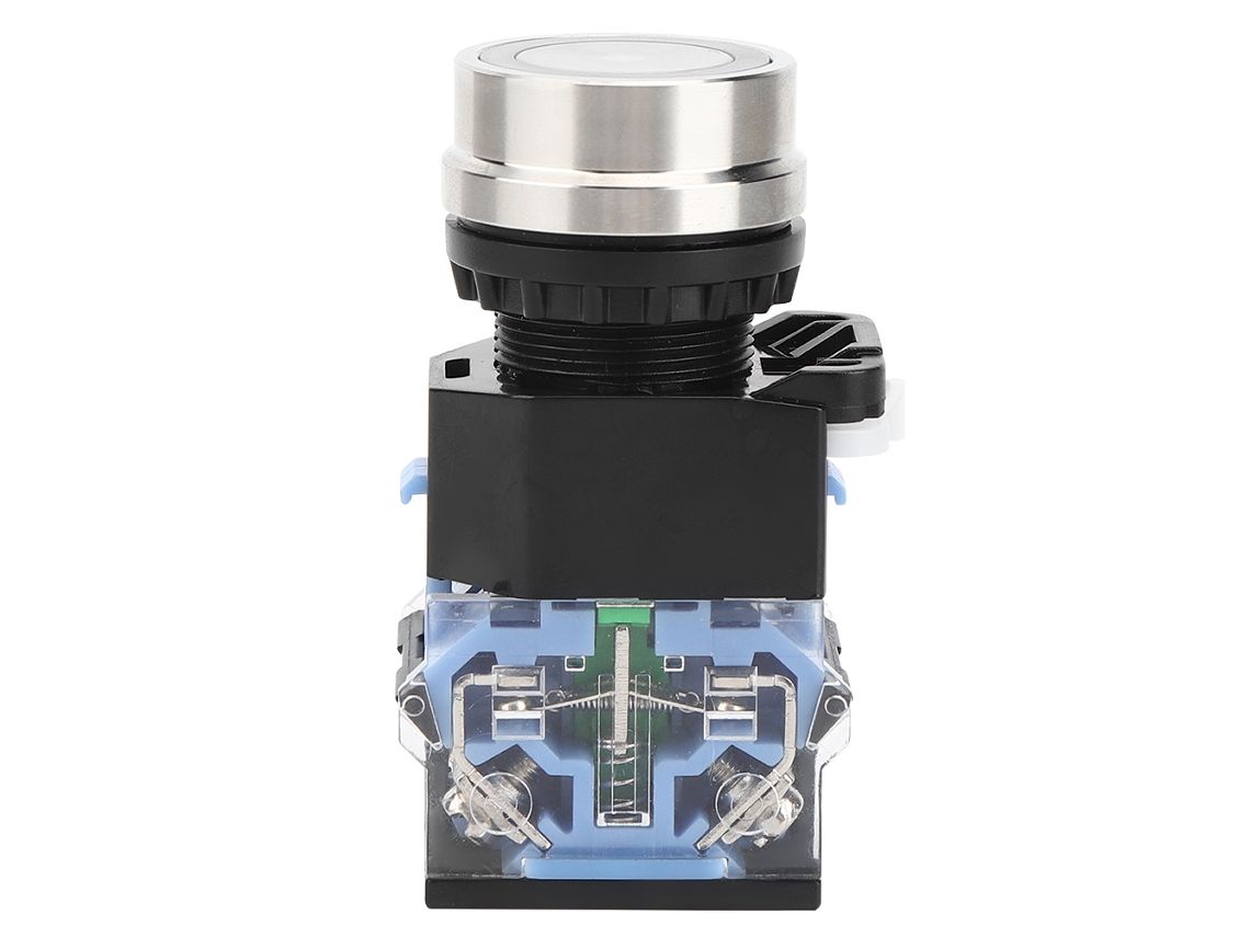 Botón Pulsador Sin Luz, 22 Mm, Reinicio, Ca/cc, 12 V, Componentes De Control Industrial Gq38