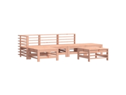 Maison Exclusive - Conjunto de salón de jardín de 6 piezas de madera maciza de Douglas