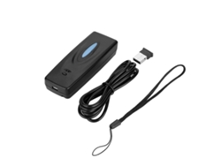Escáner Bluetooth (conexión Bluetooth, Almacena 100000 Códigos De Barras) Escáner De Códigos Qr Inalámbrico M5qm-b Negro