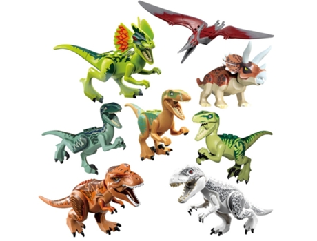 Bloques de Construcción Jurásicos, Dinosaurios Del Mundo Figuras Ladrillos Estilo 3