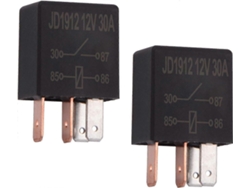 Relé 4 Pin 12v 30a Para Automóviles Camiones Kit De Relés Estándar De Alta Resistencia Paquete De 2