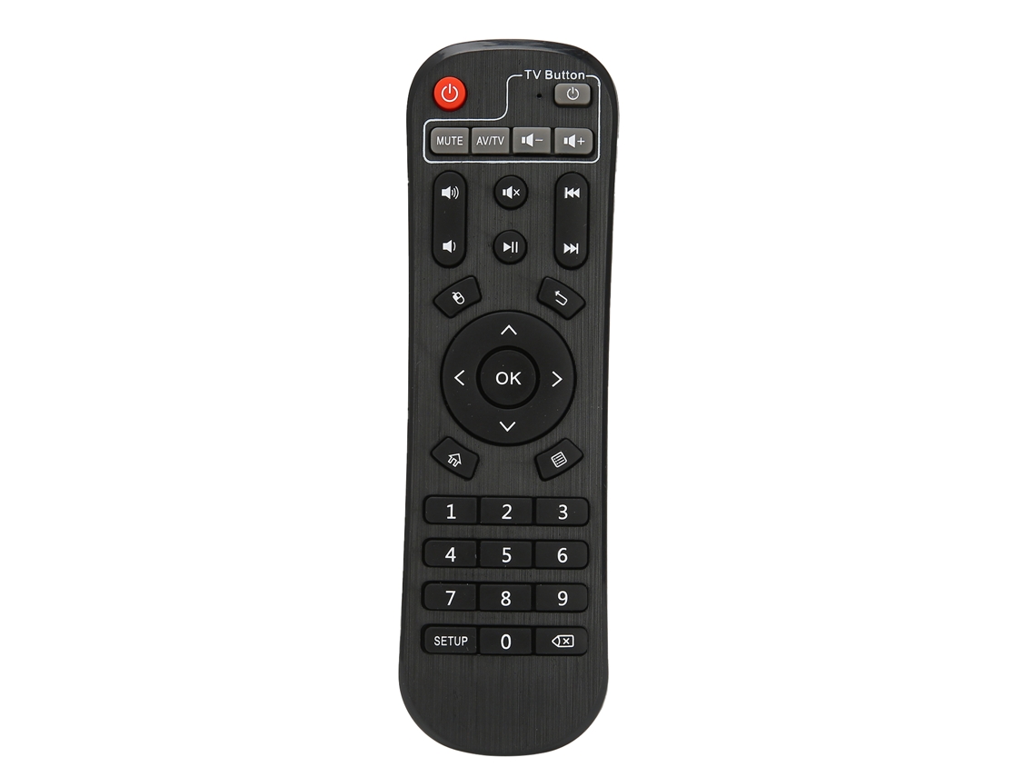 Mando A Distancia De Repuesto Para Aok Tv Box, Accesorio Electrónico Fabricado En Material Abs.