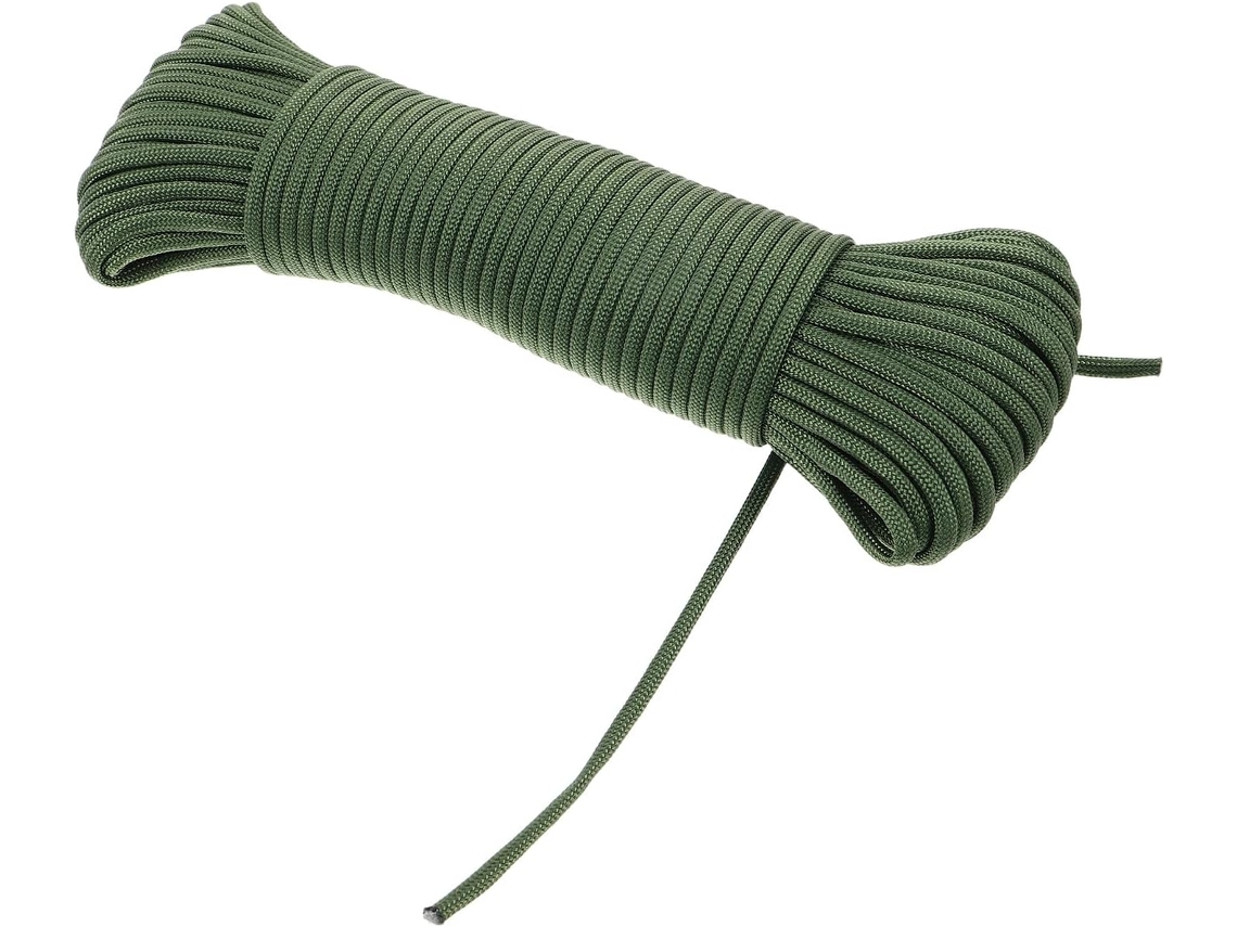 Cuerda De Paracord Trenzada De Alta Resistencia Para Acampar, Hacer Senderismo Y Usar Al Aire Libre.