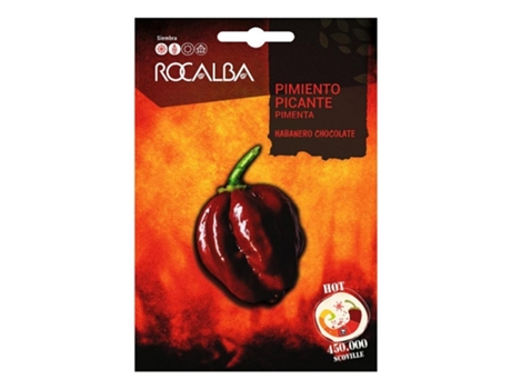 ROCALBA Chocolate Quente Pimenta Habanero 25 Sementes