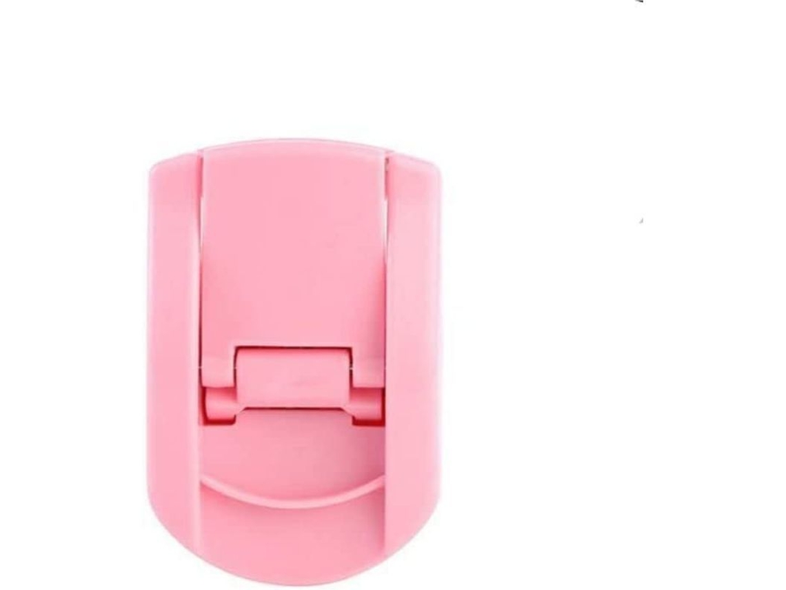 Rizador De Pestañas Portátil, Mini Rizador Profesional Indoloro Con Diseño Ergonómico Y Bola De Silicona Reemplazable, Rosa, 3,5 X 6 Cm.