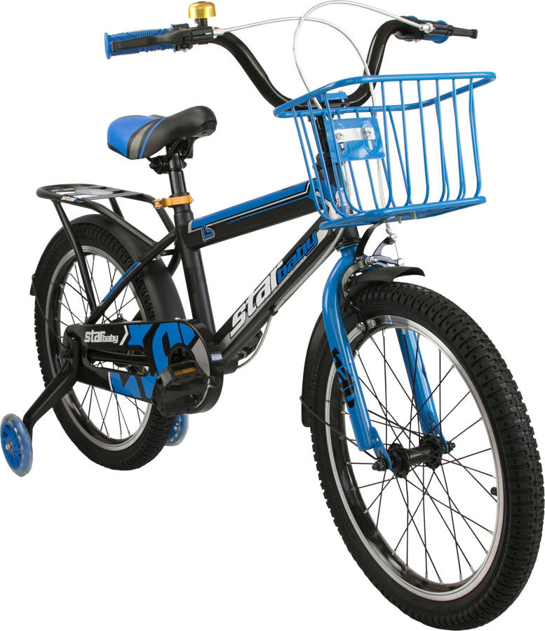 Bicicleta AIREL con Cesta (Edad Minima: 4 años - 16'' - Azul)