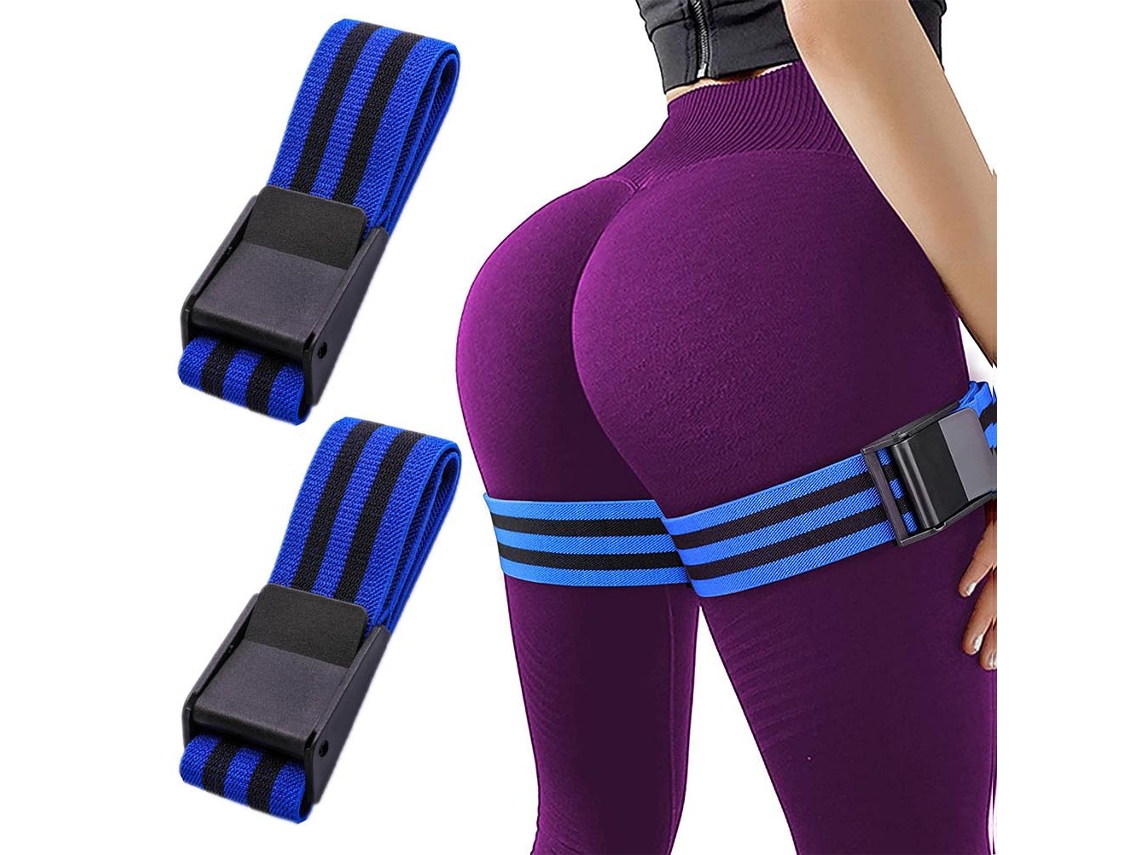 2 Correas Elásticas De Restricción Sanguínea Para Culturismo, Ejercicios De Piernas Para Hombres Y Mujeres, 90 Cm