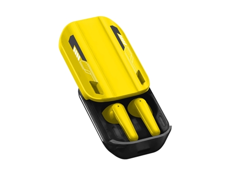 Auriculares Bluetooth inalámbricos verdaderos 5.3 Ipx7 a prueba de agua 25 horas de duración de la batería amarillo
